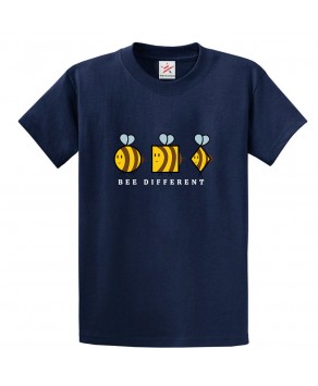 Bee Different Classic Positive Unisex Kids and Adults T-Shirt